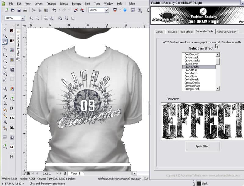 Introduction to Modern TShirt Design in CorelDRAW and Fashion Factory