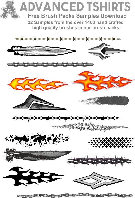 particleshop flame brush pack